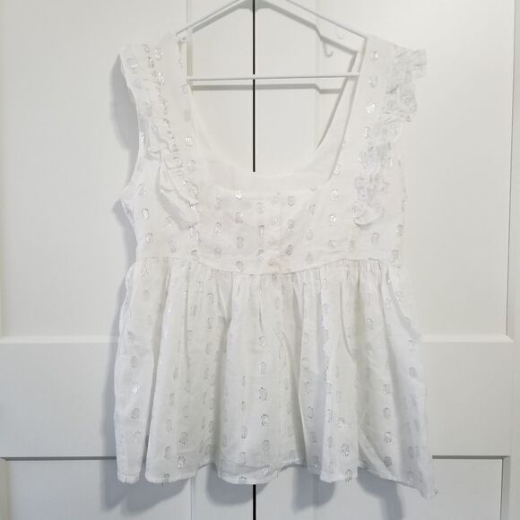 Jachs girlfriend New York polka dot top - Picture 9 of 10